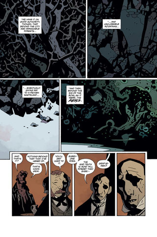Illustration for article titled Mike Mignola gives a tour of Hellboy In Hell’s risky first five issues